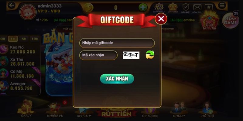 Tặng miễn phí Giftcode cho game thủ