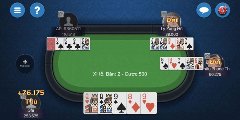 Cách hoạt động của vòng Pre-flop trong Poker Hit Club khá phức tạp