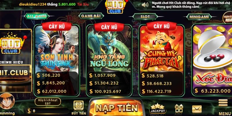 Cổng cược Hit Club bảo trì hệ thống